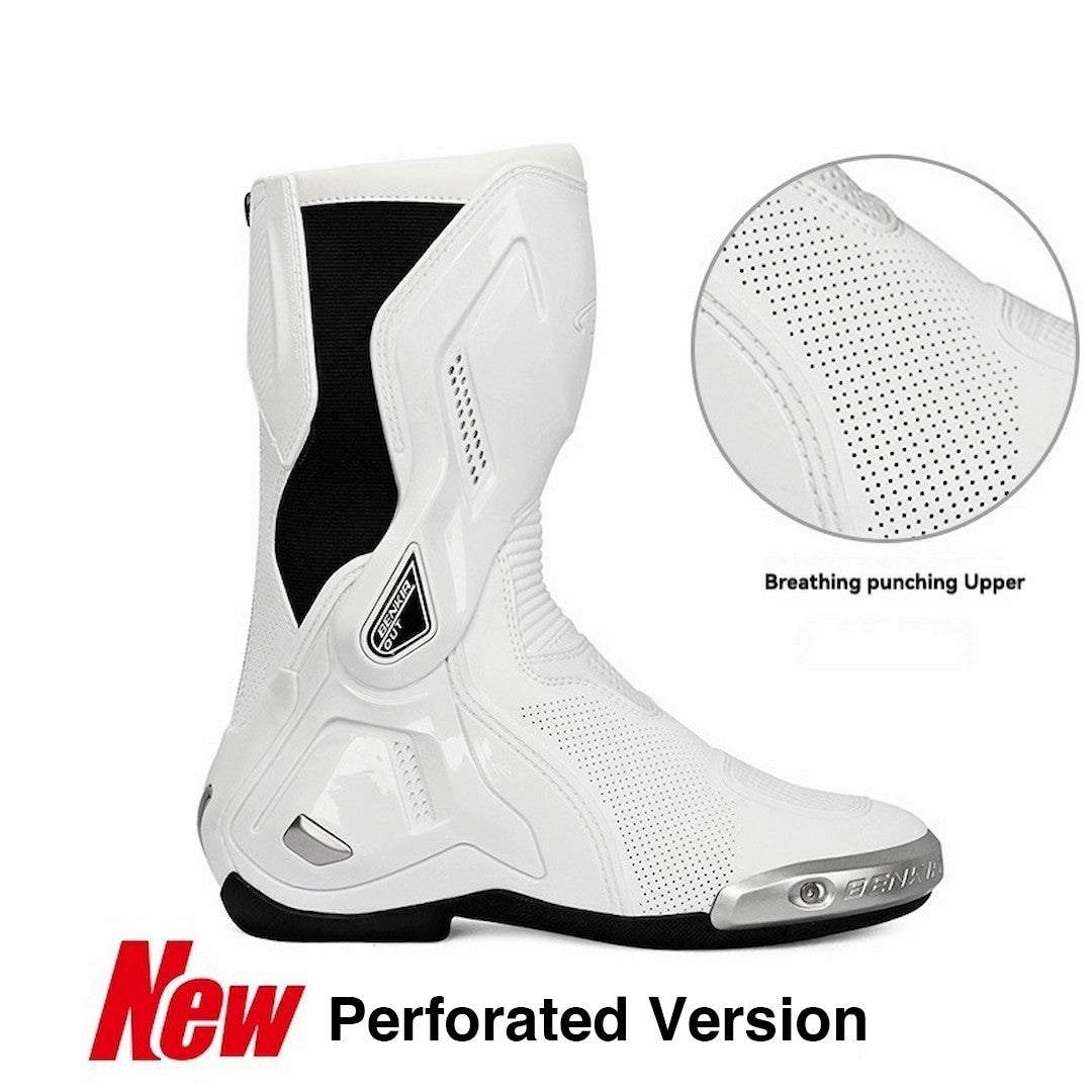 バイク レーシング ブーツ ホワイト ユニセックス – ALLGOAL&JP