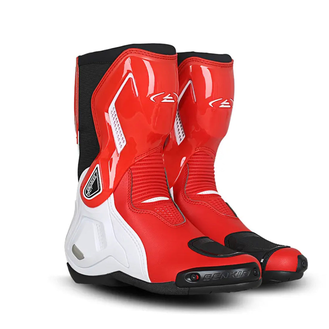 m*g様 BOGOTTO バイクブーツ ホワイト/ブラック/レッド　ライディング 楽天市場】＼全品3000円ｸｰﾎﾝﾟ☆20時〜10/24限定／Bogotto